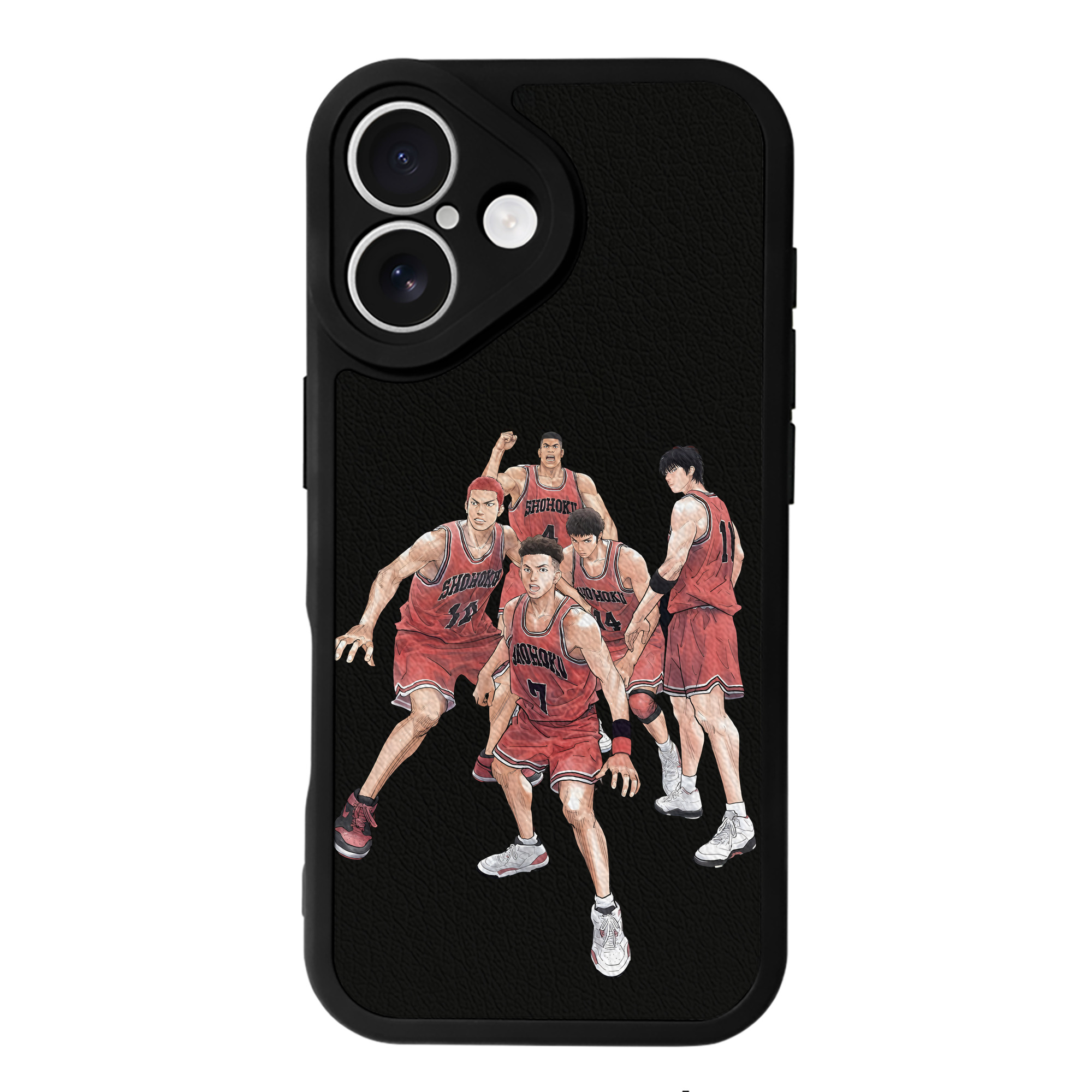 （画像用） SLAM DUNK／スラムダンク 【iPhone 16シリーズ対応】シリコンスマホケース（レザー調） 材質：シリコン